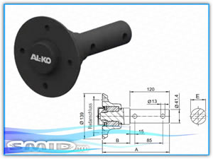FNAC750 100x4 - utánfutó alkatrész